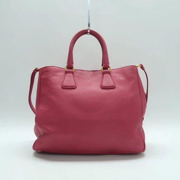 PRADA Galleria Pink Leather Satchel 633-041725 - Picture 2 of 12